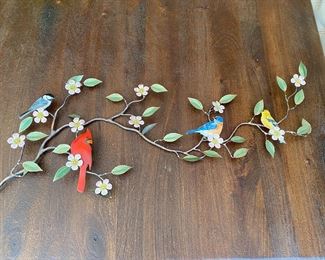 Bovano copper enamel wall sculpture