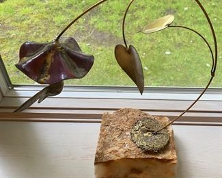 Vintage Bijon bronze copper sculpture