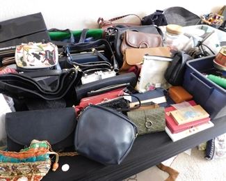Hundreds of purses