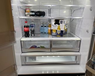 inside the refrigerator hardly used