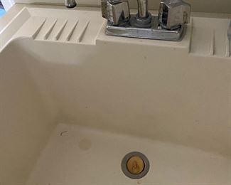 slop sink and faucets