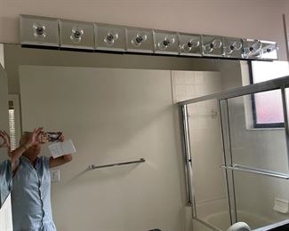 mirror and lights