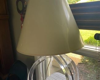 Same lamp. The shade is white, not blue