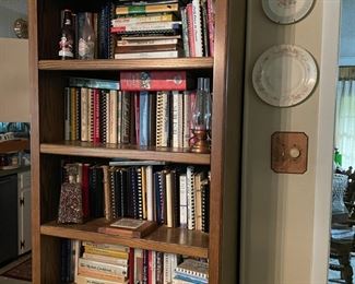 Another bookshelf of cookbooks