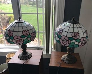 Vintage Tiffany style lamps