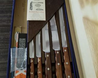 Case knife cutter set. New