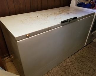 Large chest style deep freezer 