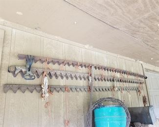 Vintage hay cutters 