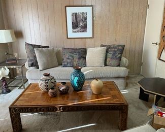 Furniture and pottery