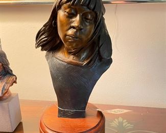 David Lemon Indian bronze sculpture