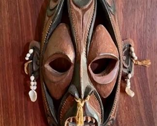 Authentic African masks