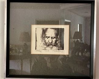 Charles Bragg signed lithograph