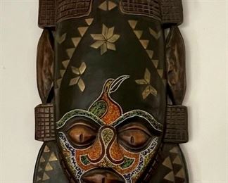 Authentic rare African masks