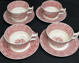 Royal Staffordshire Jenny Lind 1795 Cups & Saucers