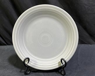 Vtg Grey Fiestaware Plate
