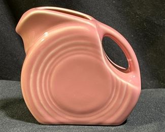 Fiestaware Rose Miniature Disc Pitcher