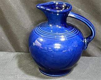 Blue Fiestaware Ptcher