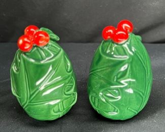 Lefton Holly Salt & Pepper Shakers