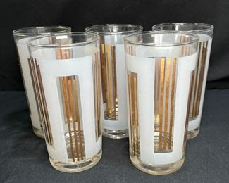 5 Mid Century Modern Tumblers