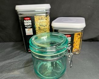 2 Brand New OXO Good Grips Pop Canisters & More