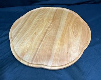 JK Adams VT, Scalloped Edge Wooden Lazy Susan