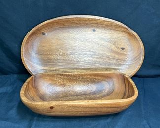 "Home" Wooden Serving Tray & Bowl