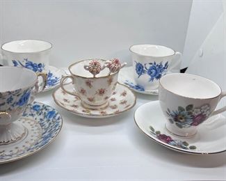 Vintage Bone China cups & Saucers