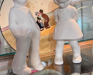 Vintage Boy & Girl figurines