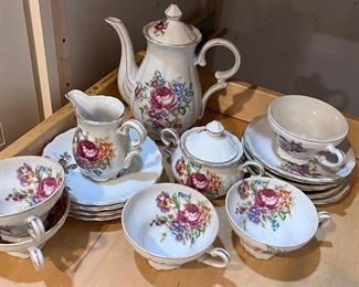 Beautiful antique rose China set
