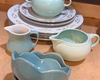Lu-Ray Pastels. USA #245. Fine China by International Silver Company. The pattern is “Springtime”.