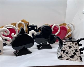 Fitz & Floyd mini collectible tea pots