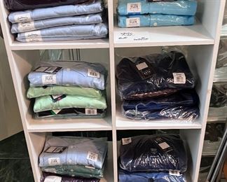 New IZOD shirts. New in package. L, XL and XXL