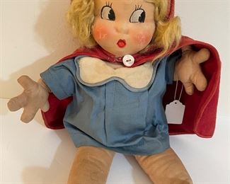 1930’s Knickerbocker Little Red Riding Hood doll