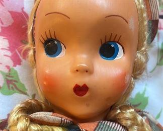 1940’s Celluloid Faced Doll w/cloth body
