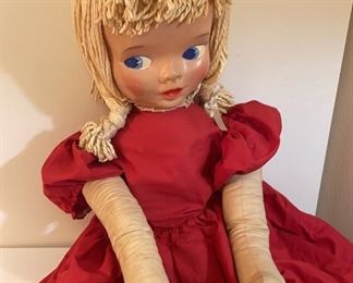 1940’s Celluloid Faced Doll w/cloth body