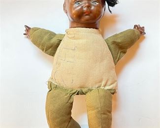 1940’s Celluloid Faced Doll w/cloth body