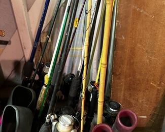 Vintage Fishing Poles