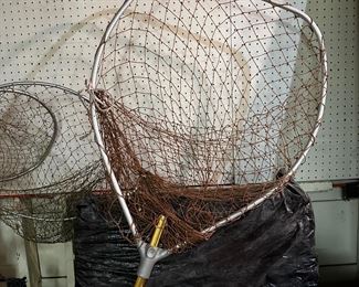 A vintage fishing net