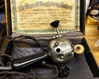 An antique massager by The Fitzgerald Manufacturing Company. Manufactured 1920.