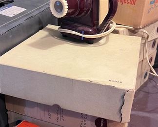 Cameras and slide carousel