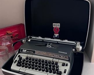 Vintage Typewriter with case