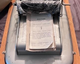 Vintage office equipment