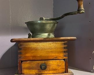 Vintage coffee grinder