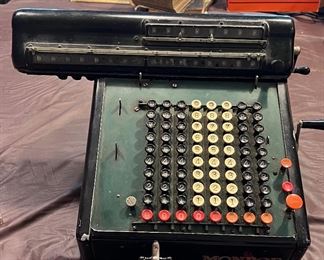 Vintage adding machine