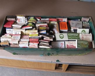 Large collection of vintage matchbooks
