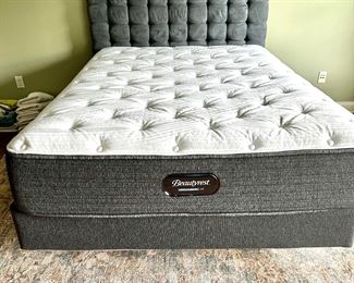 Safavieh headboard and frame with Beautyrest queen size mattress