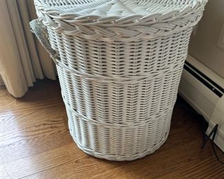 Wicker laundry  basket