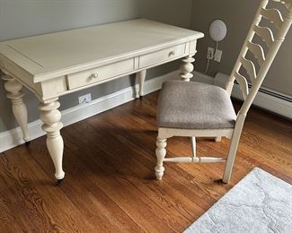 Universal cream color desk with matching chair