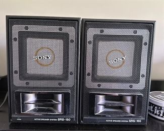 Pair of Sony SRS 150 speakers