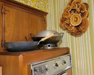 Pans and Mushroom Wallhanging